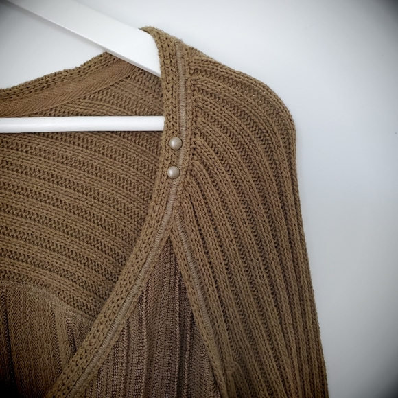 Free People tunic sweater dress ribbed  med - Picture 3 of 7